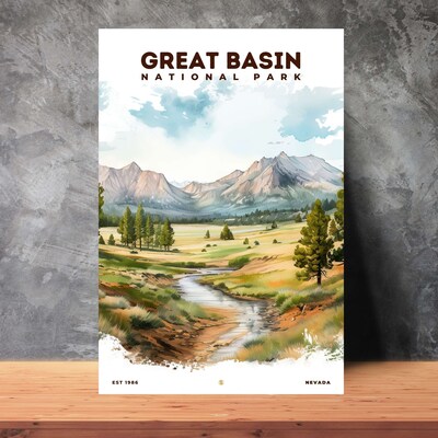 Great Basin National Park Poster, Travel Art, Office Poster, Home Decor | S8 - image2